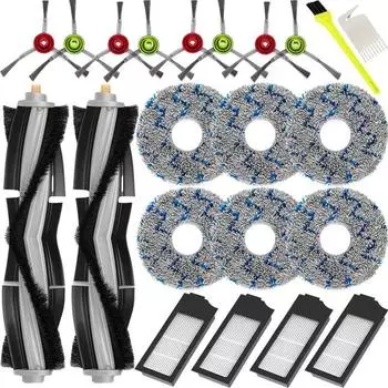 Parts For Ecovacs Deebot X1 TURBO /OMNI Robot Vacuum Cleaner Parts Brushes Brush HEPA Filter Mop