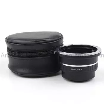 (Пашпо) Адаптер объектива Pixco — прикрепите объектив Mamiya 645 к камере Fujifilm X