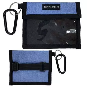 Pass Case MASHALO Pass Case Ticket Holder Ski Snowboard BLUE MP-115