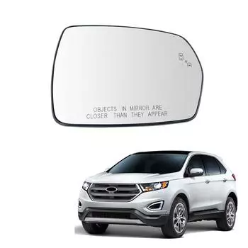 Passenger Side Mirror Glass Heat W/Blind Spot For Ford Edge 2015-2021 2.0L 2.7L