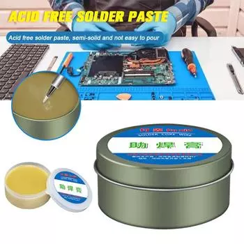 Паста-флюс для пайки канифолью Pasta De Solda Estanho No-clean паяльная паста SMD паяльный флюс для ремонта телефонных плат Electric Solderi C9b3