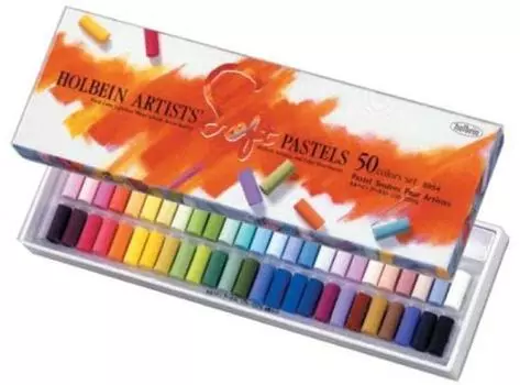 Пастель Holbein Soft Pastel S954, набор из 50 цветов 09954