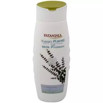 Patanjali Kesh Kanti Очищающий шампунь для волос с молочным протеином, 200 мл