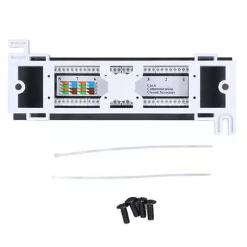 Патч-панель 8 портов CAT6 сетевой кабель стоечный 568A/B RJ45 аксессуар для установки
