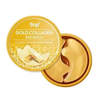 Патчи для глаз с золотым коллагеном SNP, 1 коробка, 3 шт.