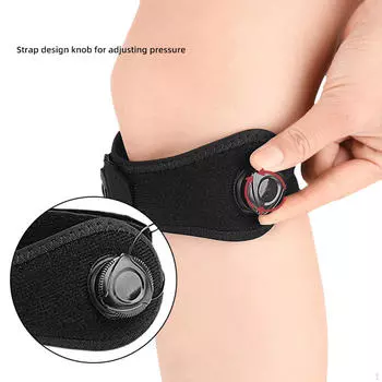 Patellar Support Strap Knee Brace Workout Non Slip Accessories Stabilizer Patella Band for Jumping