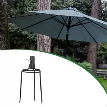 Patio Umbrella Anchor, Base Grass Ground Stake Auger Holder Stands