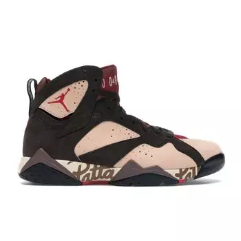 Patta x Air Jordan 7 Retro OG SP Shimmer Мужские кроссовки коричневый красное дерево-норка-бархат-коричневый-жесткий-красный AT3375-200 41