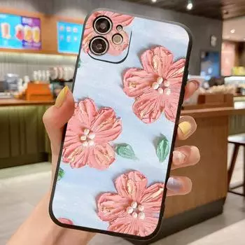 Чехол для телефона с узором для Samsung Galaxy A71 A51 A31 A11 A70 A50 A50S A30S A01 A21S A10 A20 A30 Цветочный чехол-накладка из ТПУ силикона For Samsung A71(4G)