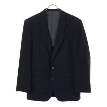 Paul Smith LONDON Grid pattern tailored jacket 90A4 black Men s Used