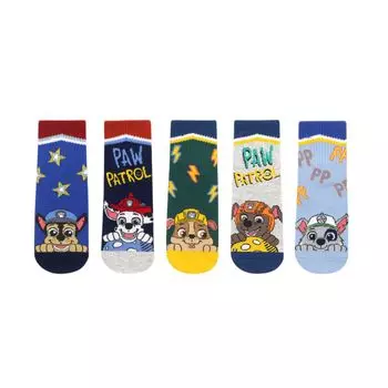 Paw Odor Kids Популярные мягкие на ощупь пары [sunkids] Patrol, антибактериальные, устойчивые, набор из 4 пар, набор из 5 пар, носки, носки для мальчиков, детские