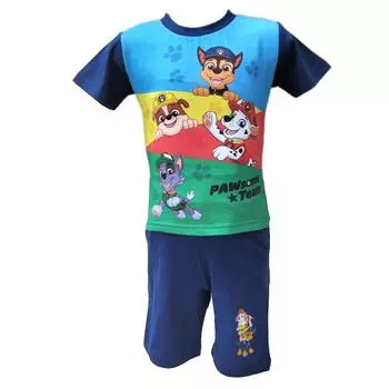 Paw Patrol - Летний комплект - футболка + шорты + кепка Pat Patrol