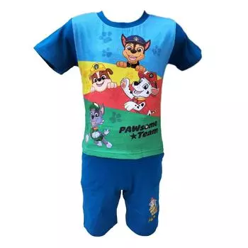 Paw Patrol - Летний комплект - футболка + шорты + кепка Pat Patrol