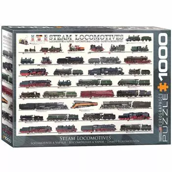 Пазл 1000 деталей Eurographics паровоз 6000-0090