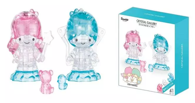 Пазл 41 деталь Crystal Gallery Little Twin Stars [3D пазл]
