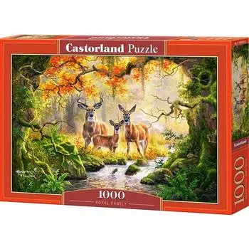 Пазл Castoland Forest of Peace CS104253, 1000 деталей, разные цвета Пазл, Детские игры, Развивающие игрушки