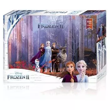 Пазл Disney Frozen 2 New Travel D-A10-702, 1000 деталей, разные цвета Пазл, Детские игры, Развивающие игрушки