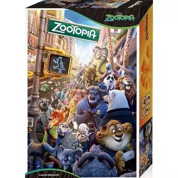 Пазл Disney Zootopia Hour Hour D-A05-029, 500 деталей, разные цвета Пазл, Детские игры, Развивающие игрушки