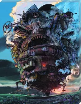Пазл-доска для творчества Jigsaw Moving Castle 366 элементов Howl s (АТБ-26)