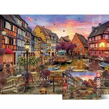 Пазл Educa France Colmar, разные цвета, 3000 деталей Пазл, Детские игры, Развивающие игрушки