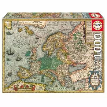 Пазл Educa, карта из 1000 деталей