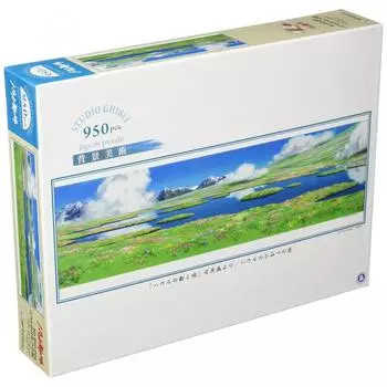 Пазл Ensky из 950 деталей Studio Ghibli Background Art Series Howl s Secret Garden 950-204 34 x 102 см