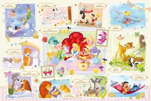 Пазл Epoch 1000 элементов Disney Treasured Moments [Украшение головоломки] (50x75cm)