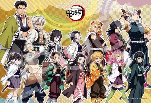 Пазл Epoch 100 Large Piece Jigsaw Puzzle Demon Kimetsu no Yaiba Gathering of Friends x 38 с билетом на очки EPOCH Slayer (26 см) 26-602 Клей, Шпатель,