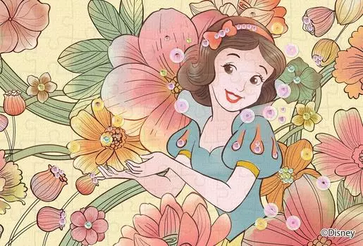Пазл Epoch 70 элементов Disney Royal Floral (Белоснежка) [Украшение головоломки] (10x14,7см)