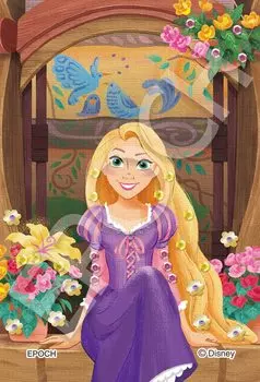 Пазл Epoch 70 элементов Disney Window - Рапунцель- (Рапунцель) [Украшение головоломки] (10x14,7см)