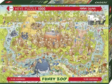 Пазл HEYE, 1000 деталей 29870 Marino Degano Funky Australian Habitat Zoo,