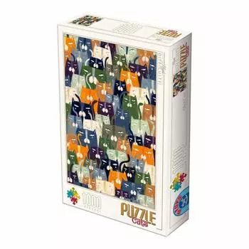 Пазл из 1000 деталей Andrea Cats D-Toys 76847-CA01 Krti 4768 см
