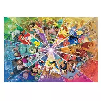 Пазл из 1000 деталей Disney Color Circle (Disney&DisneyPixar) Чисто белый (51х73,5см)