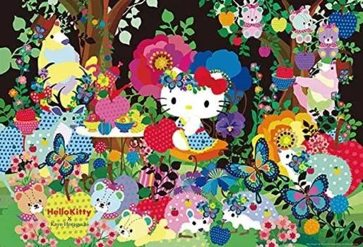 Пазл из 1000 деталей Hello Kitty Лесное чаепитие x (49 72см)