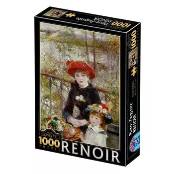 Пазл из 1000 деталей Огюст Две сестры на террасе D-Toys 66909-RE01 Ренуар 4768 см
