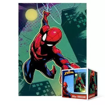 Пазл из 108 элементов - Герой Marvel Spider-Man (Мини), популярная корейская головоломка