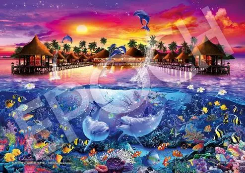 Пазл из 108 элементов Lassen Maldives ~Путешествие по миру~ (18,2x25,7см)