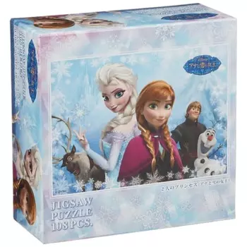Пазл из 108 деталей Disney Frozen Две принцессы (18,2x25,7см)