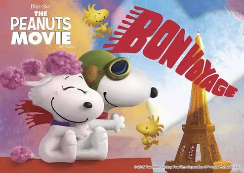 Пазл из 108 деталей PEANUTS Снупи Фифи и (18,2x25,7см)