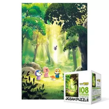 Пазл из 108 деталей - Pororo Butterfly Forest (Мини), популярная корейская головоломка