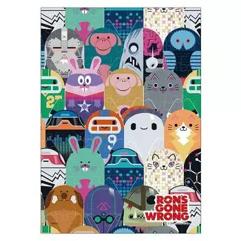 Пазл из 108 деталей Ron My Ponkotsu*Bot (18,2x25,7см)