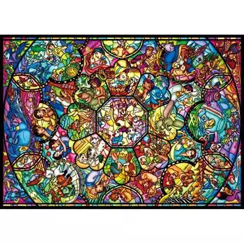 Пазл из 2000 деталей Disney All Star Stain Glass (73х102см)