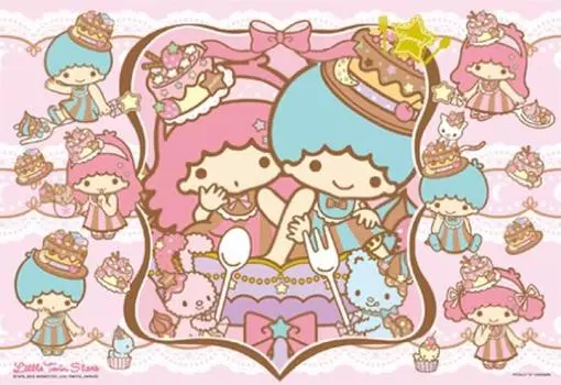 Пазл из 300 деталей Little Twin Stars DECO Dolce (26x38см)