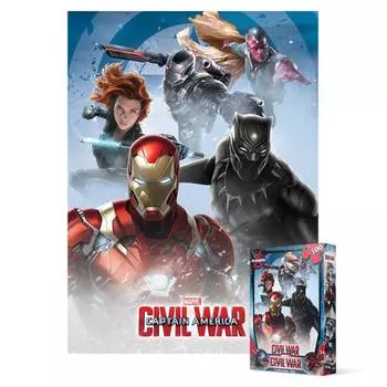 Пазл из 500 деталей - Marvel Civil War Team Stark 2, популярная корейская головоломка