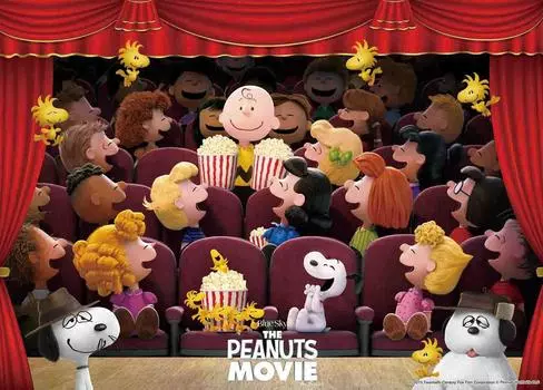 Пазл из 500 деталей PEANUTS Кинотеатр (38х53см)
