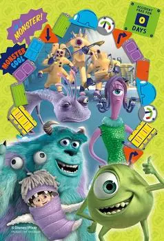 Пазл из 70 элементов Disney Happiness Frame Art -Monsters- [Prism Petit] (10x14,7см)