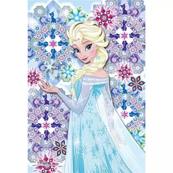 Пазл из 70 элементов Frozen Crystal Tile - Elsa - [Prism Art Petit] (10x14,7см)