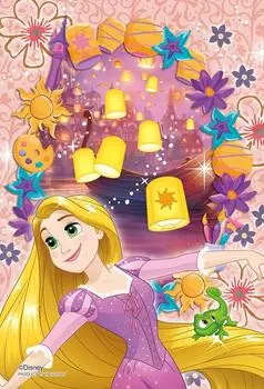 Пазл из 70 деталей Disney Happiness Frame Rapunzel Art - - [Prism Petit] (10x14,7см)