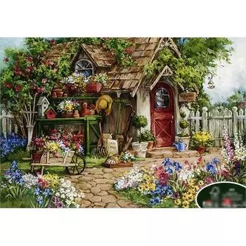Пазл Life Flower Garden Picture Puzzle 51x73.5см 1000 деталей, популярные корейские пазлы