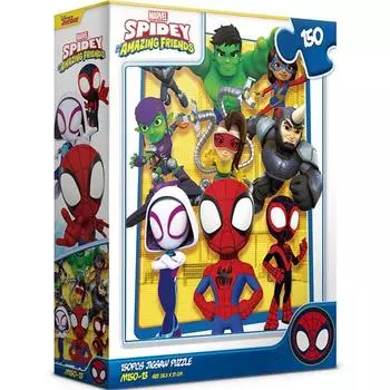Пазл Life Marvel Spidey and Amazing Friends Jigsaw Puzzle M150-13, 150 деталей, разные цвета Пазл, Детские игры, Развивающие игрушки